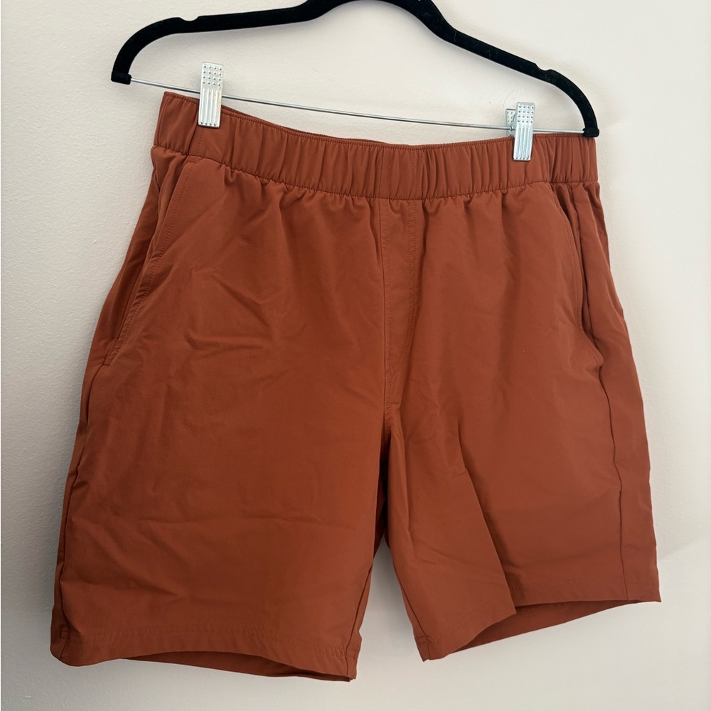 Rhoback Burnt Orange Active Shorts